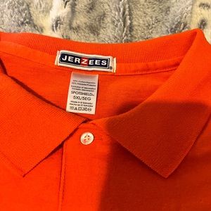 Brand new mens 5XL polo shirt new w/o tags ( orange )